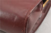 Authentic Cartier Must de Cartier Leather Shoulder Bag Purse Bordeaux Red 1862G