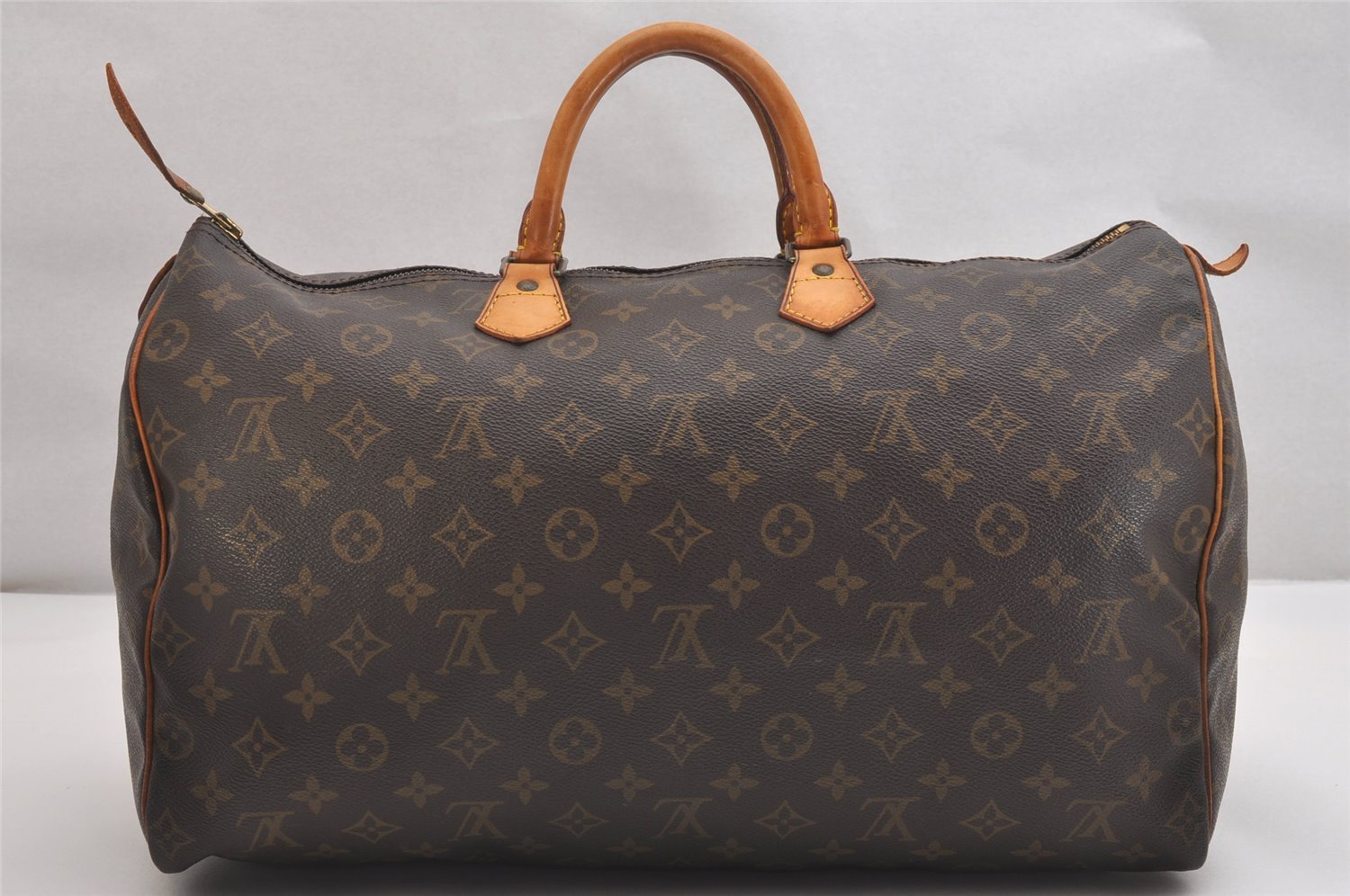 Authentic Louis Vuitton Monogram Speedy 40 Hand Boston Bag M41522 LV 1864I