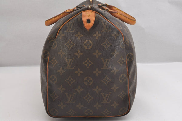 Authentic Louis Vuitton Monogram Speedy 40 Hand Boston Bag M41522 LV 1864I