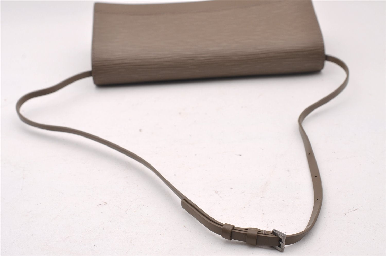 Authentic Louis Vuitton Epi Honfleur 2Way Shoulder Clutch Bag M5273C Gray 1865I