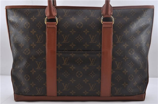 Auth Louis Vuitton Monogram Sac Weekend PM Vintage Tote Hand Bag M42425 LV 1867D