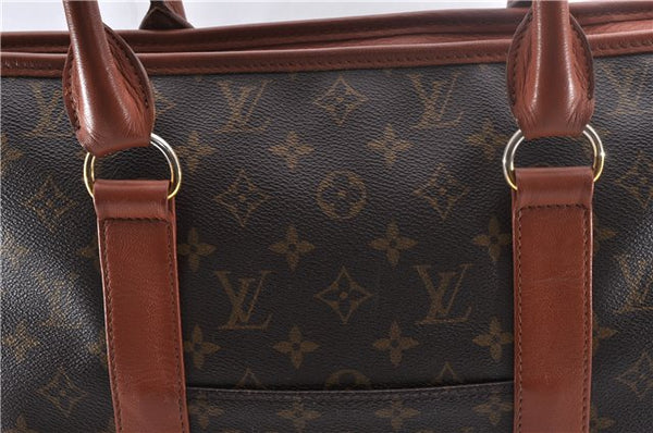 Auth Louis Vuitton Monogram Sac Weekend PM Vintage Tote Hand Bag M42425 LV 1867D