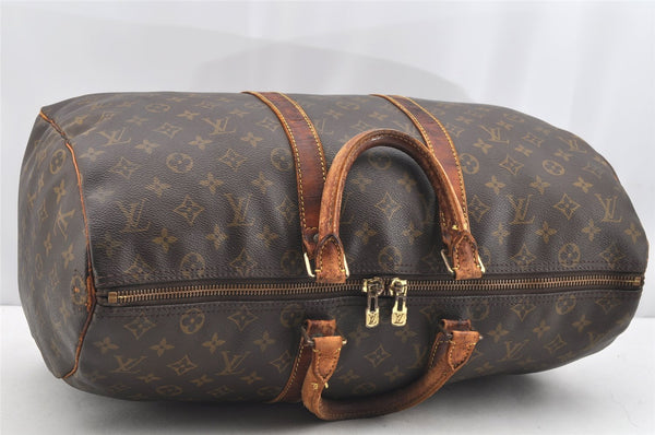 Authentic Louis Vuitton Monogram Keepall 45 Travel Boston Bag M41428 LV 1867I