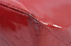 Authentic Louis Vuitton Vernis Reade PM Hand Bag Red M91088 LV 1869I