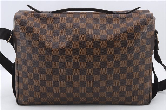 Auth Louis Vuitton Damier Broadway 2Way Shoulder Cross Hand Bag N42270 LV 1870D