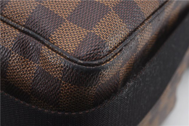 Auth Louis Vuitton Damier Broadway 2Way Shoulder Cross Hand Bag N42270 LV 1870D