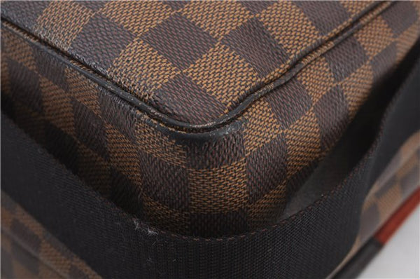 Auth Louis Vuitton Damier Broadway 2Way Shoulder Cross Hand Bag N42270 LV 1870D