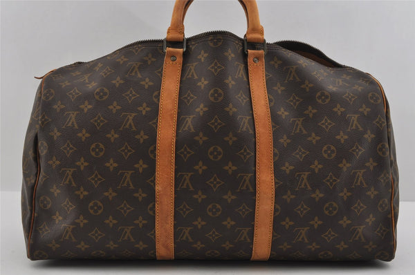 Authentic Louis Vuitton Monogram Keepall 50 Travel Boston Bag M41426 Junk 1870I