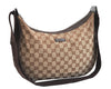 Authentic GUCCI Shoulder Cross Body Bag GG Canvas Leather 122790 Brown 1871G