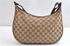 Authentic GUCCI Shoulder Cross Body Bag GG Canvas Leather 122790 Brown 1871G