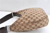 Authentic GUCCI Shoulder Cross Body Bag GG Canvas Leather 122790 Brown 1871G