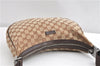 Authentic GUCCI Shoulder Cross Body Bag GG Canvas Leather 122790 Brown 1871G