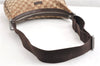 Authentic GUCCI Shoulder Cross Body Bag GG Canvas Leather 122790 Brown 1871G