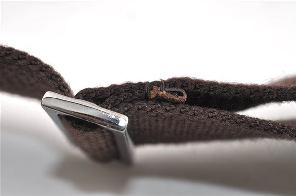 Authentic GUCCI Shoulder Cross Body Bag GG Canvas Leather 122790 Brown 1871G