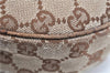 Authentic GUCCI Shoulder Cross Body Bag GG Canvas Leather 122790 Brown 1871G