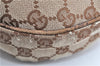 Authentic GUCCI Shoulder Cross Body Bag GG Canvas Leather 122790 Brown 1871G