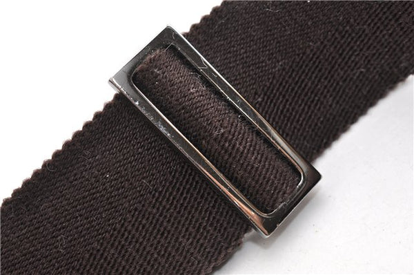 Authentic GUCCI Shoulder Cross Body Bag GG Canvas Leather 122790 Brown 1871G