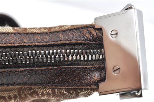 Authentic GUCCI Shoulder Cross Body Bag GG Canvas Leather 122790 Brown 1871G