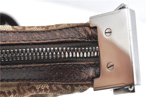 Authentic GUCCI Shoulder Cross Body Bag GG Canvas Leather 122790 Brown 1871G