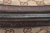 Authentic GUCCI Shoulder Cross Body Bag GG Canvas Leather 122790 Brown 1871G