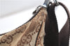 Authentic GUCCI Shoulder Cross Body Bag GG Canvas Leather 122790 Brown 1871G