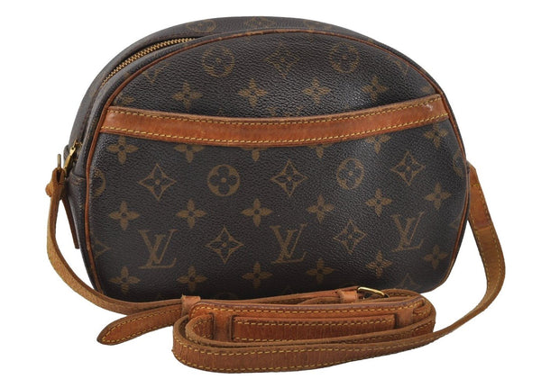 Authentic Louis Vuitton Monogram Blois Shoulder Cross Body Bag M51221 LV 1871I