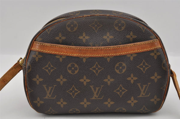 Authentic Louis Vuitton Monogram Blois Shoulder Cross Body Bag M51221 LV 1871I
