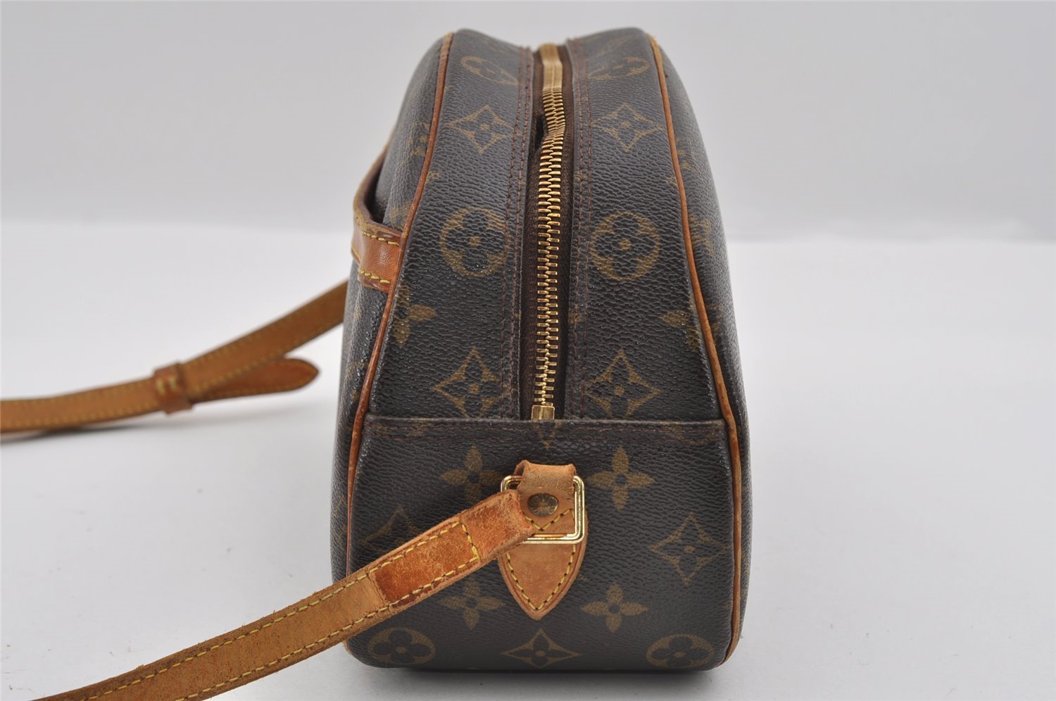 Authentic Louis Vuitton Monogram Blois Shoulder Cross Body Bag M51221 LV 1871I