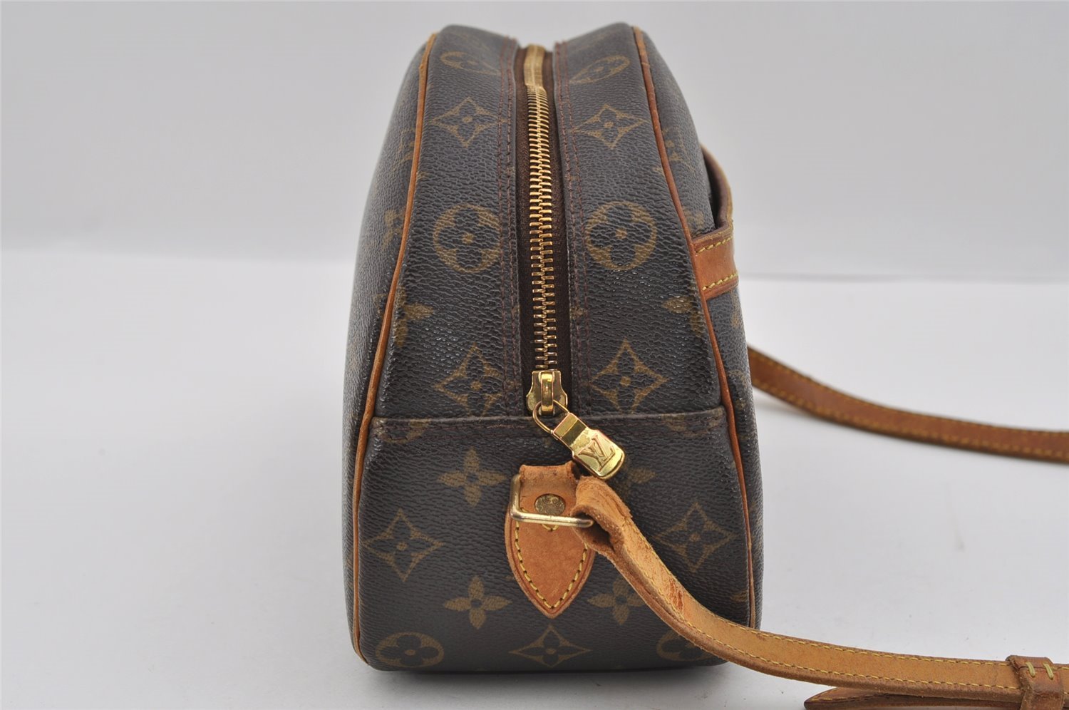 Authentic Louis Vuitton Monogram Blois Shoulder Cross Body Bag M51221 LV 1871I