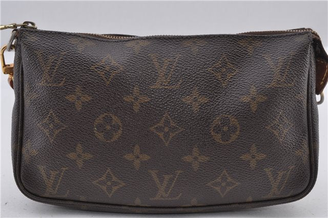 Authentic Louis Vuitton Monogram Pochette Accessoires Pouch M51980 LV 1872F