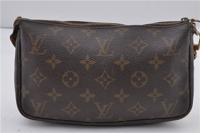 Authentic Louis Vuitton Monogram Pochette Accessoires Pouch M51980 LV 1872F