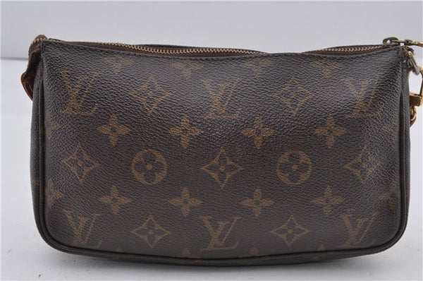 Authentic Louis Vuitton Monogram Pochette Accessoires Pouch M51980 LV 1872F