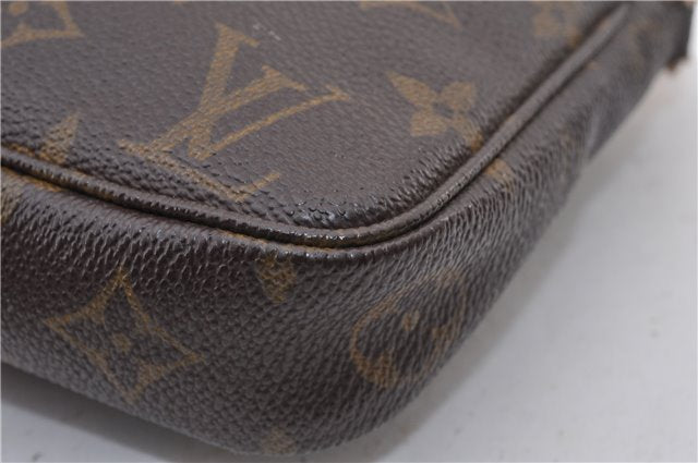 Authentic Louis Vuitton Monogram Pochette Accessoires Pouch M51980 LV 1872F