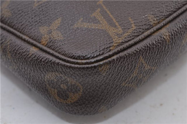 Authentic Louis Vuitton Monogram Pochette Accessoires Pouch M51980 LV 1872F