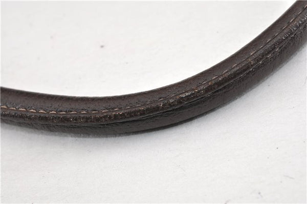 Authentic GUCCI Abbey Shoulder Hand Bag GG Canvas Leather 153025 Brown 1872G