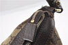 Authentic GUCCI Abbey Shoulder Hand Bag GG Canvas Leather 153025 Brown 1872G