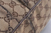 Authentic GUCCI Abbey Shoulder Hand Bag GG Canvas Leather 153025 Brown 1872G