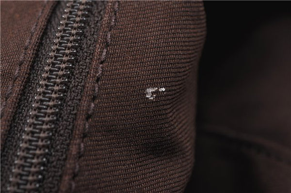 Authentic GUCCI Abbey Shoulder Hand Bag GG Canvas Leather 153025 Brown 1872G