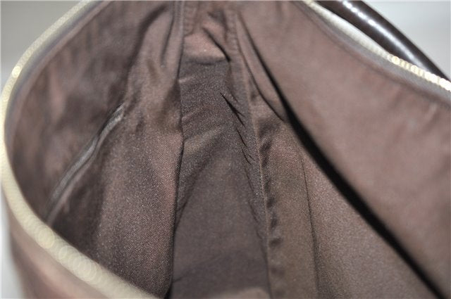 Authentic GUCCI Abbey Shoulder Hand Bag GG Canvas Leather 153025 Brown 1872G