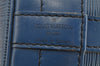 Authentic Louis Vuitton Epi Noe Shoulder Drawstring Bag Blue M44005 LV 1872I
