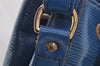 Authentic Louis Vuitton Epi Noe Shoulder Drawstring Bag Blue M44005 LV 1872I