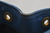 Authentic Louis Vuitton Epi Noe Shoulder Drawstring Bag Blue M44005 LV 1872I