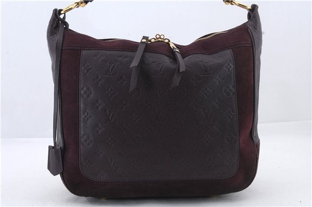 Louis Vuitton Monogram Empreinte Audacieuse MM Shoulder Bag M40588 Purple 1873D