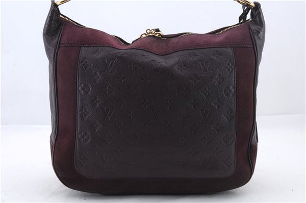 Louis Vuitton Monogram Empreinte Audacieuse MM Shoulder Bag M40588 Purple 1873D