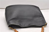 Authentic GUCCI Bamboo Vintage 2Way Shoulder Bag Leather Black Junk 1873G