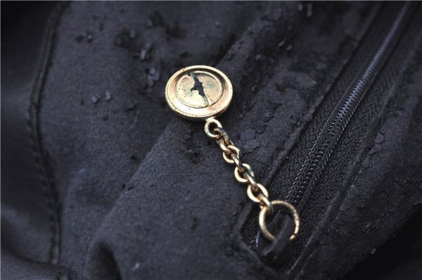 Authentic GUCCI Bamboo Vintage 2Way Shoulder Bag Leather Black Junk 1873G