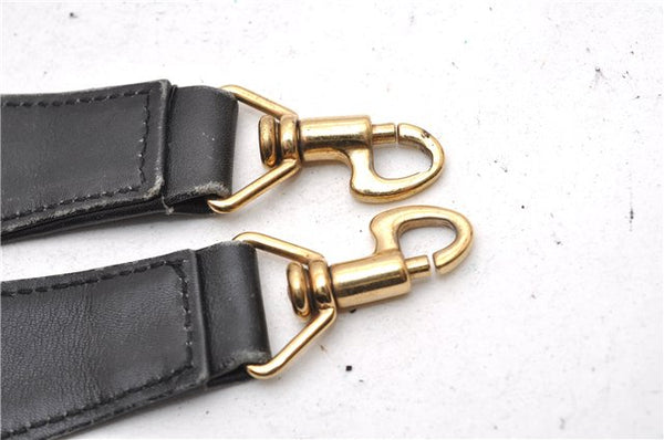 Authentic GUCCI Bamboo Vintage 2Way Shoulder Bag Leather Black Junk 1873G