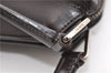 Authentic PRADA Vintage Leather Nappa Shoulder Hand Bag Purse Brown 1874G