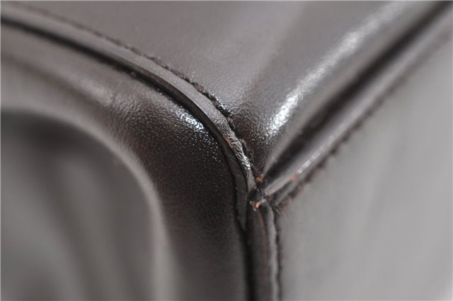 Authentic PRADA Vintage Leather Nappa Shoulder Hand Bag Purse Brown 1874G