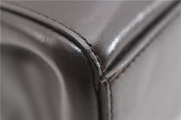 Authentic PRADA Vintage Leather Nappa Shoulder Hand Bag Purse Brown 1874G